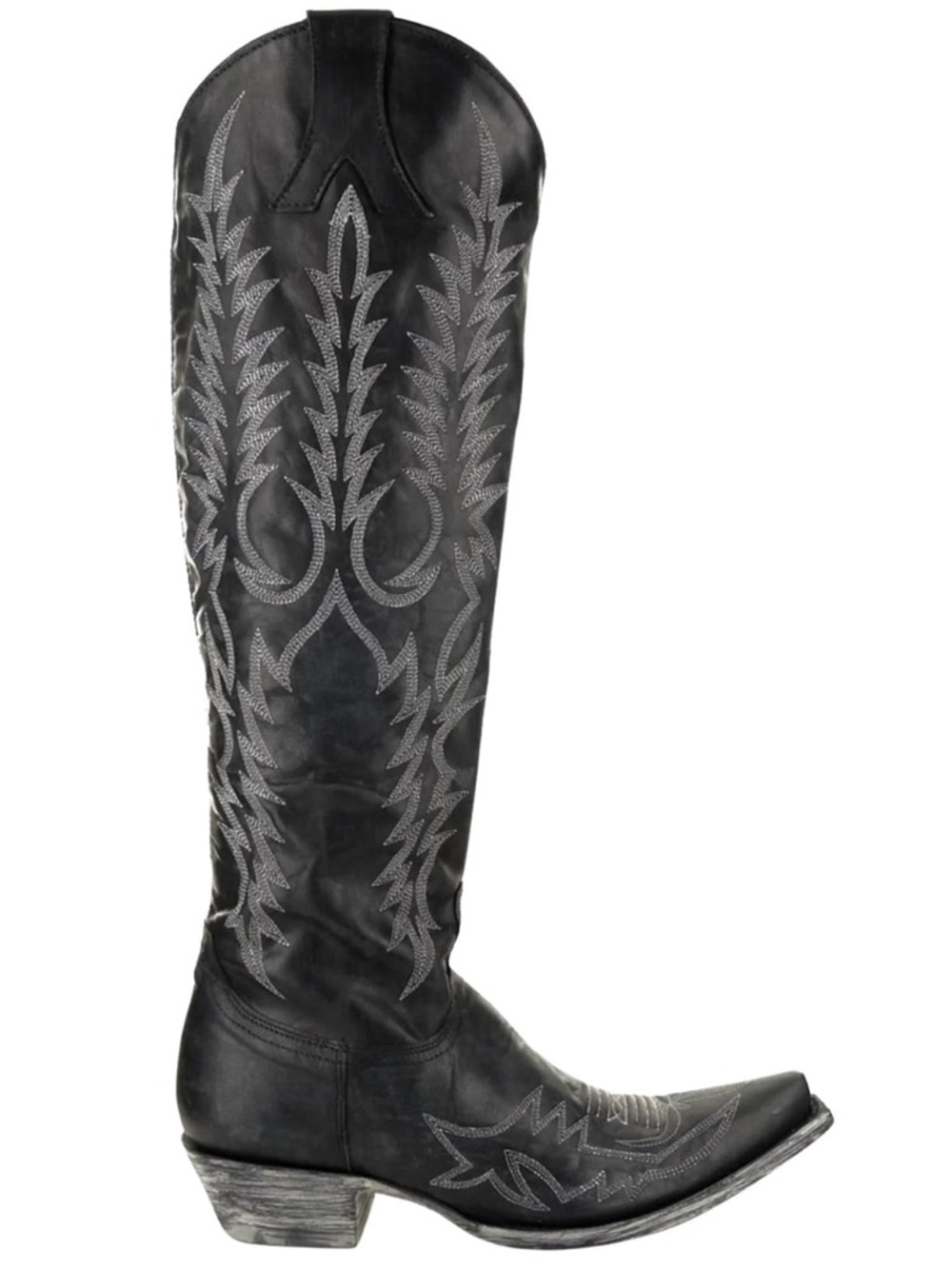 Old Gringo Black Leather Western Boot with Tan Lining